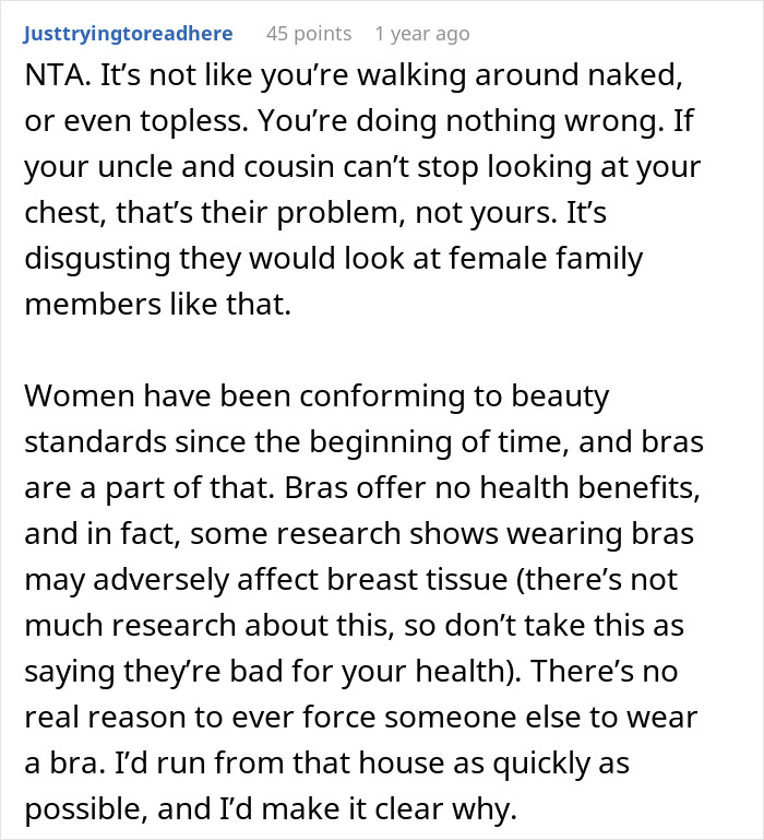 Teen Comes For A Sleepover, Spends The Whole Night In Her Room After A Fight Over Wearing A Bra Teen Comes For A Sleepover, Spends The Whole Night In Her Room After A Fight Over Wearing A Bra