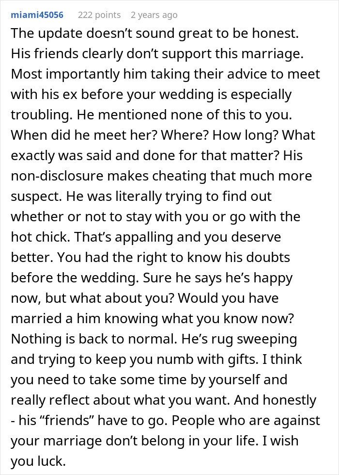 Newlywed Learns Husband Doesn’t Find Her Attractive After Eavesdropping On His Conversation Newlywed Learns Husband Doesn’t Find Her Attractive After Eavesdropping On His Conversation