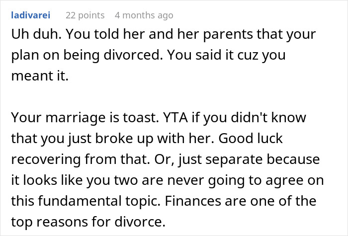 Man Threatens Wife With Divorce During Dinner With Her Parents, Watches It All Fall Apart Man Threatens Wife With Divorce During Dinner With Her Parents, Watches It All Fall Apart