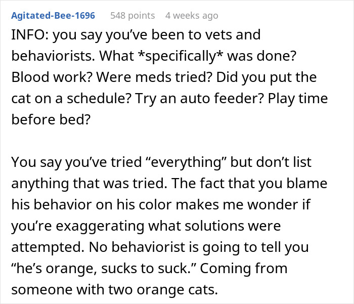 Man Loses Patience Over Wife’s “Frustratingly Annoying” Cat, Gives Her An Ultimatum Man Loses Patience Over Wife’s “Frustratingly Annoying” Cat, Gives Her An Ultimatum