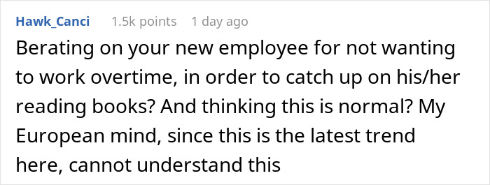 Toxic Boss Belittles Guy For Having A Life Beyond Work, He Resigns On Day One Toxic Boss Belittles Guy For Having A Life Beyond Work, He Resigns On Day One