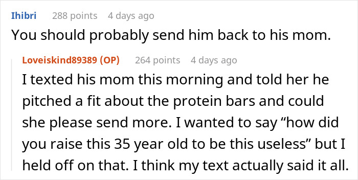 Man Wakes Up Wife As He Can't Find His Protein Bars, She Decides She's Had Enough Man Wakes Up Wife As He Can't Find His Protein Bars, She Decides She's Had Enough