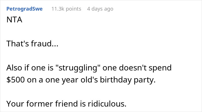 Mom Ruins Friendship With BFF After Expecting Her To Pay Hundreds For Catering At Son’s B-Day Mom Ruins Friendship With BFF After Expecting Her To Pay Hundreds For Catering At Son’s B-Day