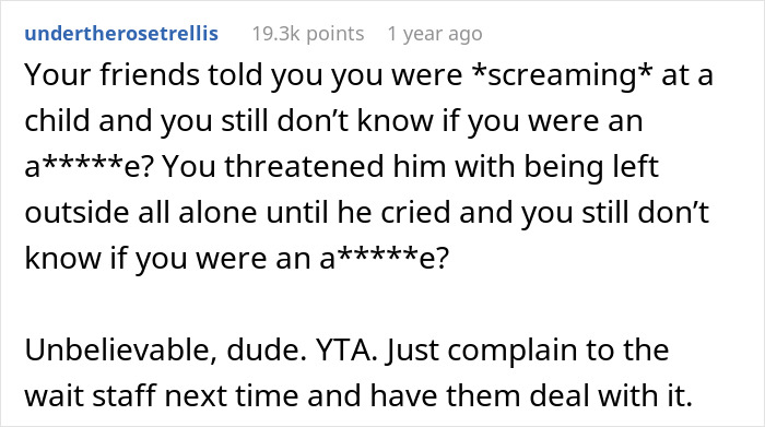 Kid Keeps Running And Screaming In A Restaurant, 21YO Tells Him To Stop, Mom Is Livid Kid Keeps Running And Screaming In A Restaurant, 21YO Tells Him To Stop, Mom Is Livid