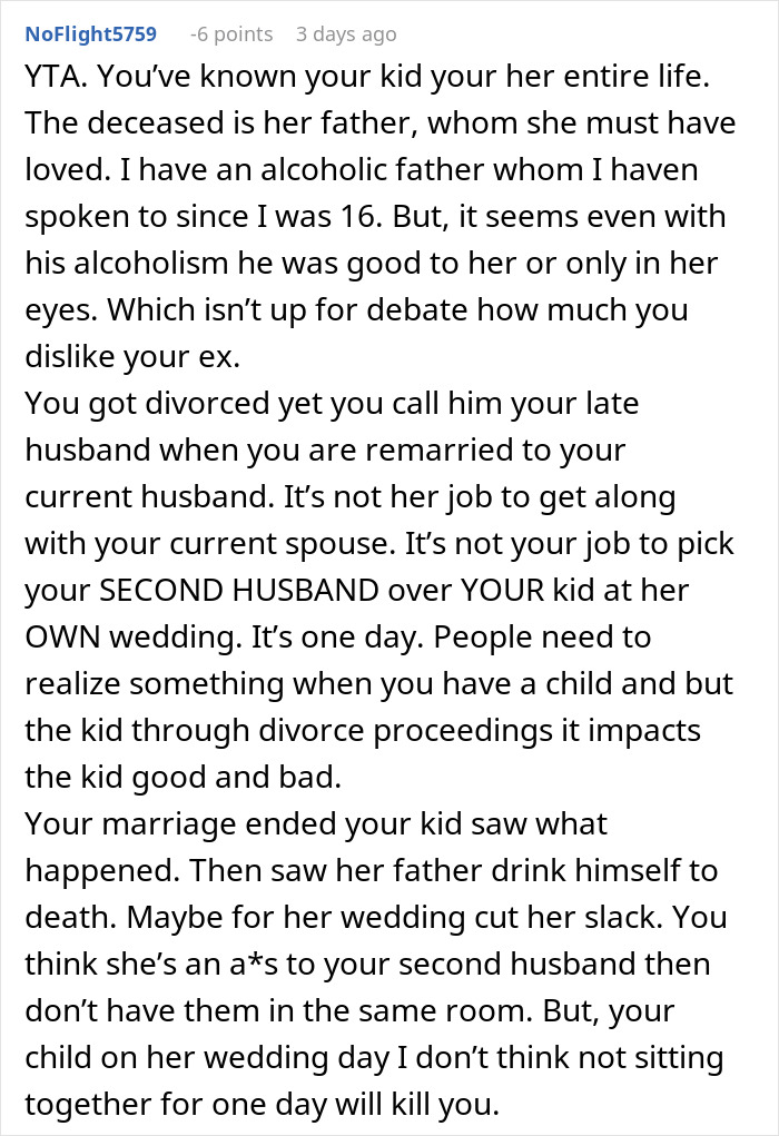 Woman Refuses To Sit Next To Late Husband’s Portrait, Boycotts Wedding Despite Daughter’s Pleas Woman Refuses To Sit Next To Late Husband’s Portrait, Boycotts Wedding Despite Daughter’s Pleas