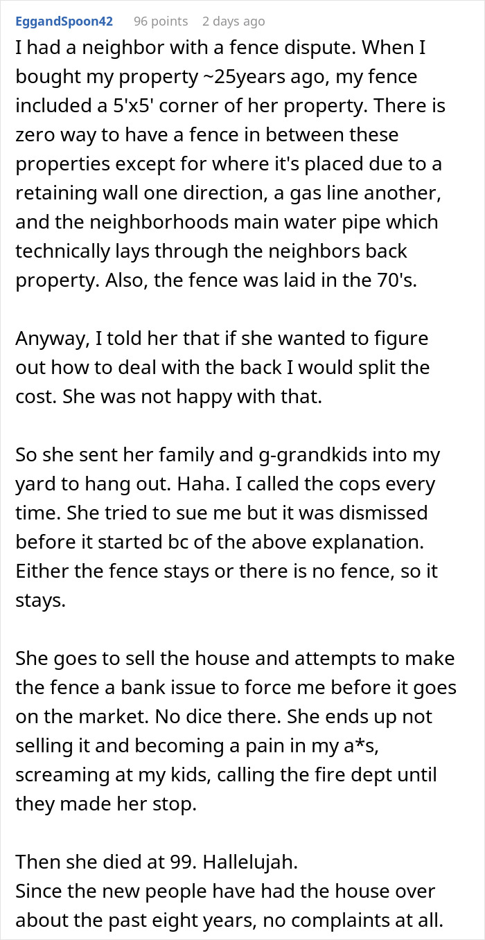 “Boomer Neighbors Think That Because Our House Was Vacant For A While, Our Yard Becomes Theirs” “Boomer Neighbors Think That Because Our House Was Vacant For A While, Our Yard Becomes Theirs”
