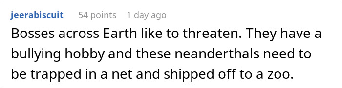 Toxic Boss Belittles Guy For Having A Life Beyond Work, He Resigns On Day One Toxic Boss Belittles Guy For Having A Life Beyond Work, He Resigns On Day One