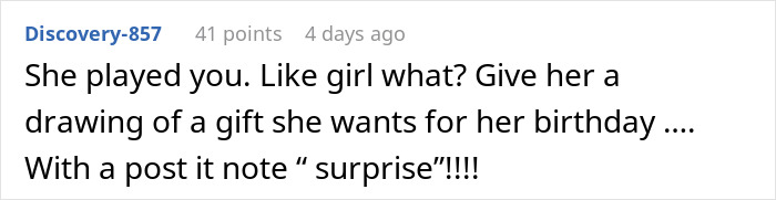 Wife Gives A Grand "Gift" That Backfires, Acts Shocked When Husband Is Disappointed Wife Gives A Grand "Gift" That Backfires, Acts Shocked When Husband Is Disappointed