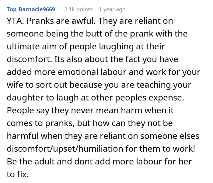 People Tear This Dad Apart Online After He Seeks Support Because Wife Won’t Forgive His Prank People Tear This Dad Apart Online After He Seeks Support Because Wife Won’t Forgive His Prank