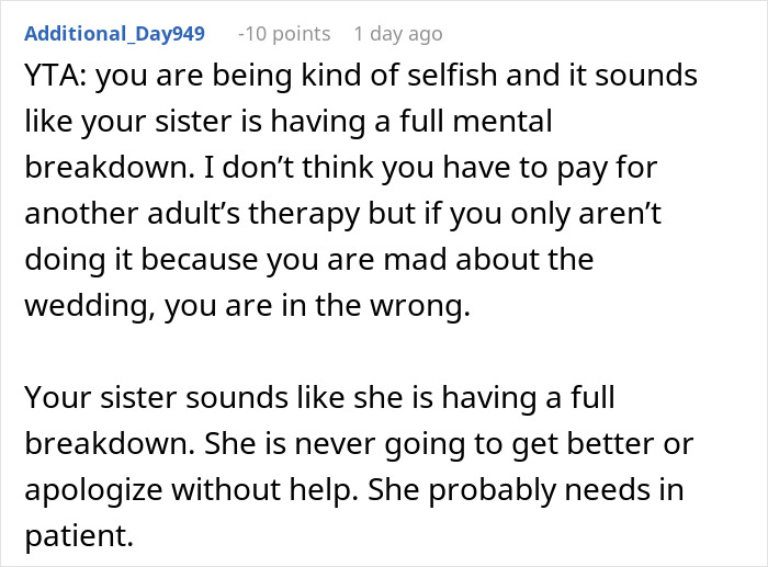 Woman Has A Disaster Of A Wedding Because Of Her Sister, Parents Don’t Get What’s The Issue Woman Has A Disaster Of A Wedding Because Of Her Sister, Parents Don’t Get What’s The Issue