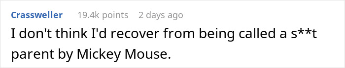 Dad’s Being Neglectful Towards Own Kid At Disneyland, Gets Unexpectedly Called Out By Mickey Mouse Dad’s Being Neglectful Towards Own Kid At Disneyland, Gets Unexpectedly Called Out By Mickey Mouse