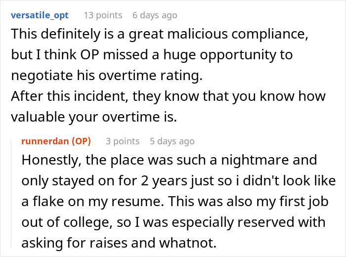 New Boss Bans Overtime, Watches In Horror As Employee Walks Out In The Middle Of Crisis New Boss Bans Overtime, Watches In Horror As Employee Walks Out In The Middle Of Crisis