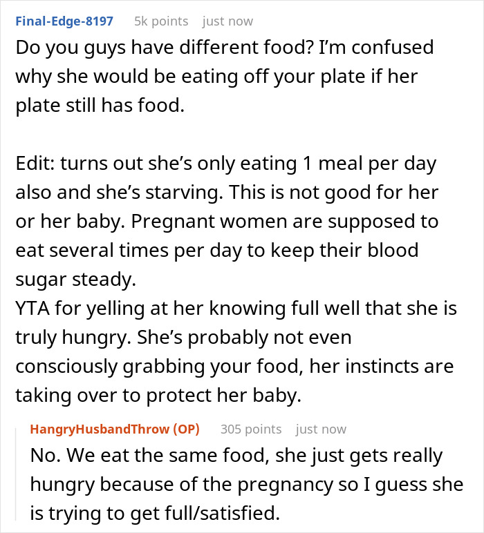 Starving Pregnant Wife Forced To Only Eat A Meal A Day, Man Gets Mad When She Reaches For His Food Starving Pregnant Wife Forced To Only Eat A Meal A Day, Man Gets Mad When She Reaches For His Food