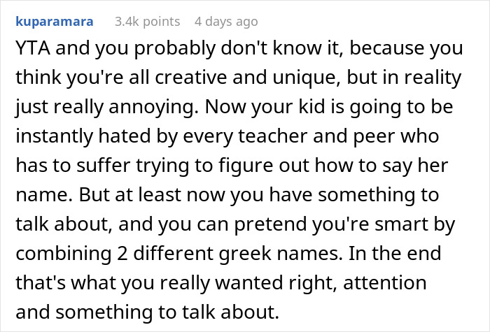 Mom Gets A Reality Check About Her “Unique” Baby Name After Aunt Bursts Out Laughing Mom Gets A Reality Check About Her “Unique” Baby Name After Aunt Bursts Out Laughing