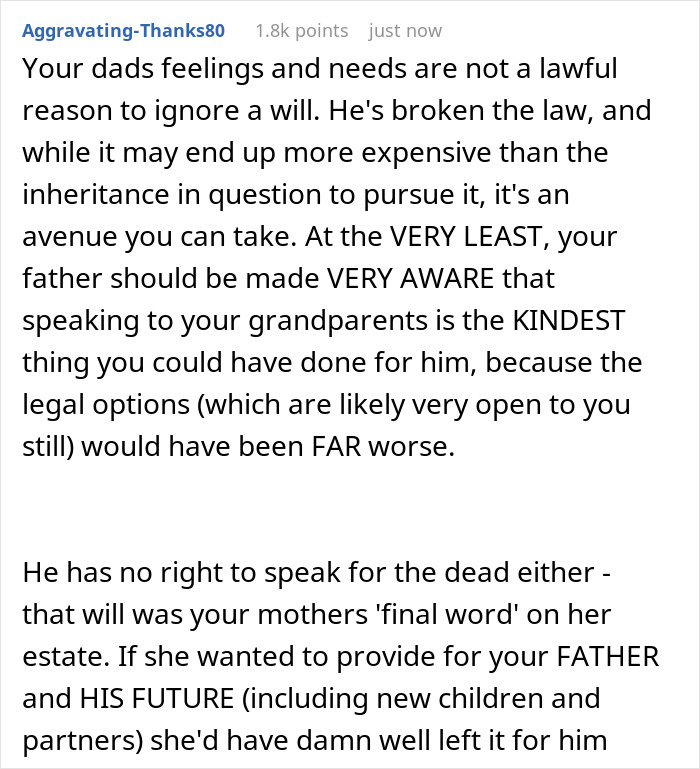 Dad Caught Trying To Swipe Son’s Inheritance For New Fam, Teen Laughs As Grandparents Cut Him Off Dad Caught Trying To Swipe Son’s Inheritance For New Fam, Teen Laughs As Grandparents Cut Him Off