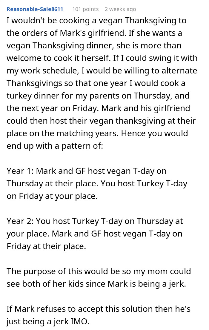 Militantly Vegan Man Tries To Ruin Possibly The Last Thanksgiving With The Whole Family Militantly Vegan Man Tries To Ruin Possibly The Last Thanksgiving With The Whole Family