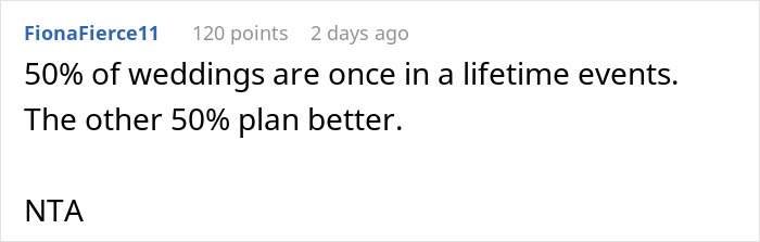 Person Plans Vacation Almost A Year In Advance, Is Chastised For Refusing To Switch With A Bride Person Plans Vacation Almost A Year In Advance, Is Chastised For Refusing To Switch With A Bride