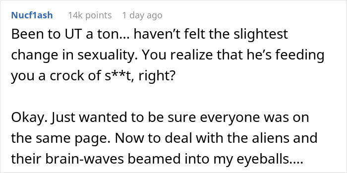 Guy Cheats On His GF With A Man, Saying It’s Due To Altitude, Is Flabbergasted When She Dumps Him Guy Cheats On His GF With A Man, Saying It’s Due To Altitude, Is Flabbergasted When She Dumps Him