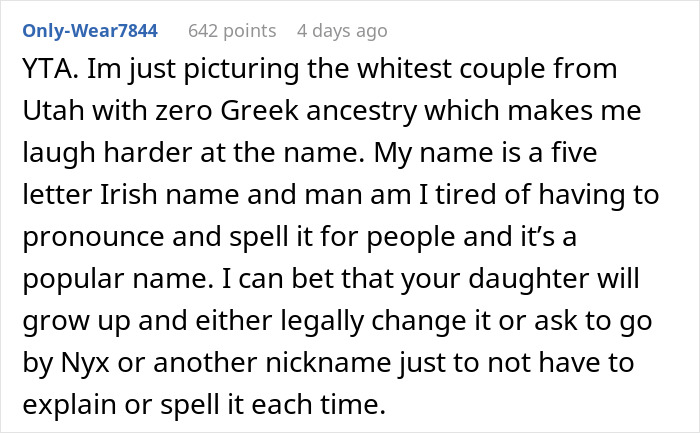 Mom Gets A Reality Check About Her “Unique” Baby Name After Aunt Bursts Out Laughing Mom Gets A Reality Check About Her “Unique” Baby Name After Aunt Bursts Out Laughing