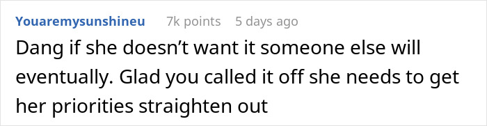 Man Realizes His Values Don’t Match His Fiancée’s After Proposing, Ends Everything Man Realizes His Values Don’t Match His Fiancée’s After Proposing, Ends Everything
