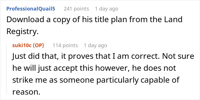 “I’ve Just Purchased A Maisonette, Neighbor Believes My Entire Garden Belongs To Him” “I’ve Just Purchased A Maisonette, Neighbor Believes My Entire Garden Belongs To Him”