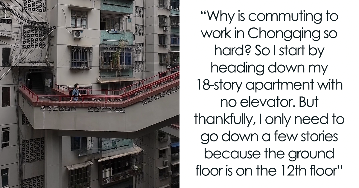 Man Shares The Reality of Commuting In Chongqing, People Online Are