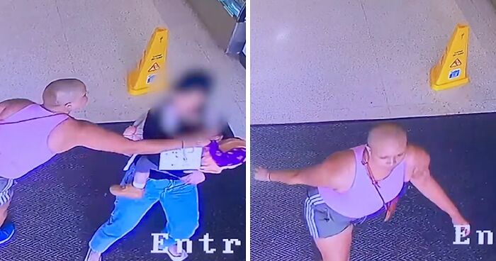 “This Needs To Stop!”: Bald Woman Randomly Punches Toddler In Face Before Fleeing The Scene
