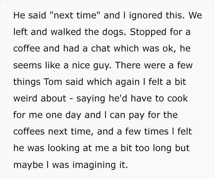 Married Lady Feels Uncomfortable With Dog-Walking Friend, Worries He Misunderstood Her Friendliness Married Lady Feels Uncomfortable With Dog-Walking Friend, Worries He Misunderstood Her Friendliness
