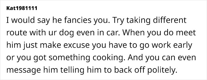 Married Lady Feels Uncomfortable With Dog-Walking Friend, Worries He Misunderstood Her Friendliness Married Lady Feels Uncomfortable With Dog-Walking Friend, Worries He Misunderstood Her Friendliness