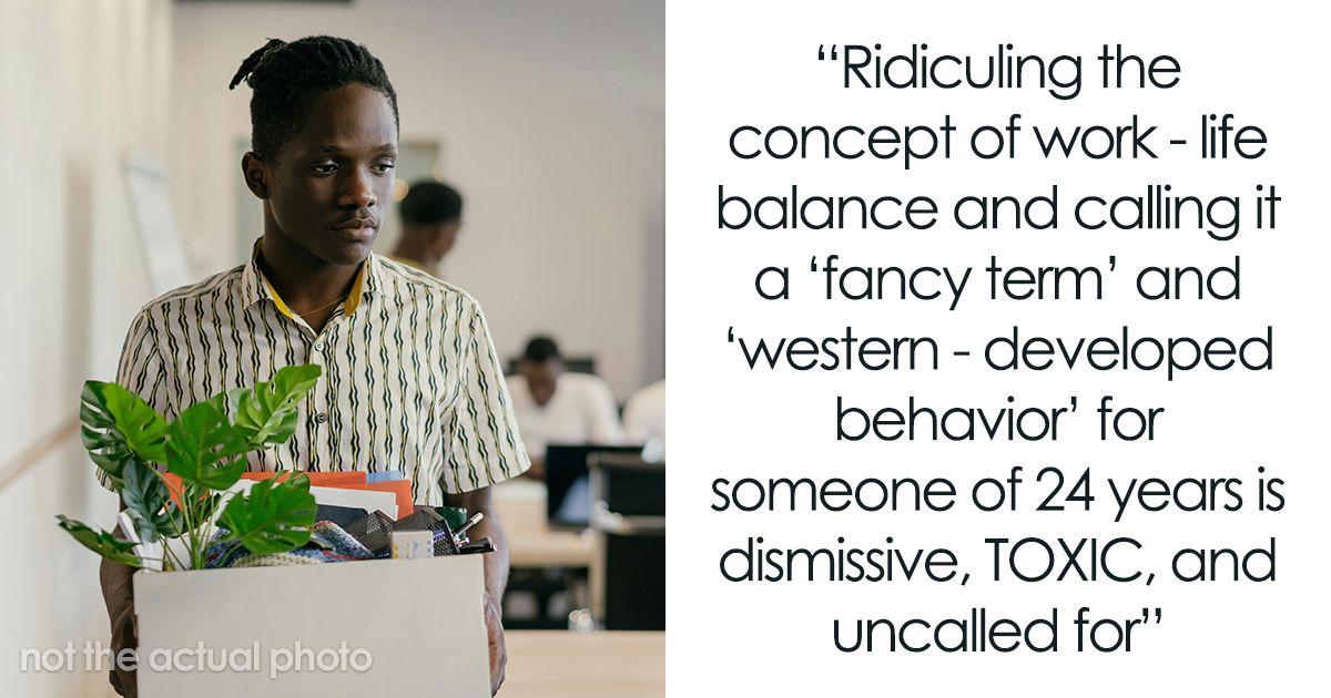 Employee Mocked For Wanting A “WorkLife Balance”, Calls Out Toxic Boss