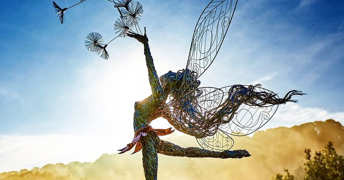 27 Magical Wire Sculptures Of Fairies, Created By Robin Wight (New Pics)