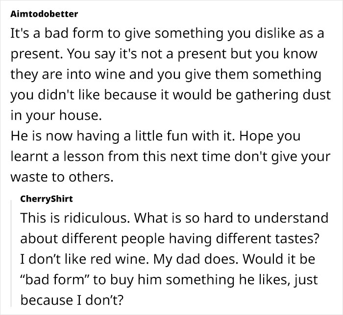 Dad Keeps Joking Daughter Give Him Horrible Wine As A “Gift”, She Finally Snaps, Causing Drama Dad Keeps Joking Daughter Give Him Horrible Wine As A “Gift”, She Finally Snaps, Causing Drama