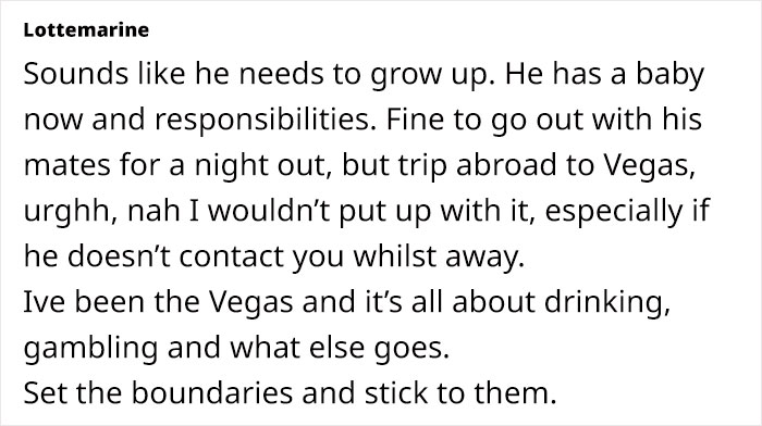Wife Livid After Husband Goes To Vegas With His Friend While She's Left Alone With Baby Wife Livid After Husband Goes To Vegas With His Friend While She's Left Alone With Baby