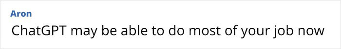 "Grossly Unqualified" Intern Generates 80% Of Work With ChatGPT, Lands Two Fortune 500 Gigs "Grossly Unqualified" Intern Generates 80% Of Work With ChatGPT, Lands Two Fortune 500 Gigs