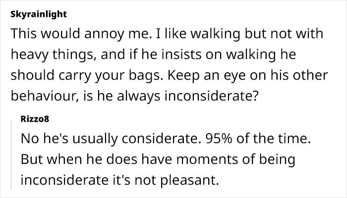 Woman Livid As Her Walking-Obsessed Partner Doesn't Let Her Take Bus, She Finally Snaps Woman Livid As Her Walking-Obsessed Partner Doesn't Let Her Take Bus, She Finally Snaps