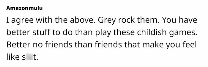 50YO Feels Like She's Being Bullied Out Of Leaving Friend Group By "Middle-Aged Mean Girls" 50YO Feels Like She's Being Bullied Out Of Leaving Friend Group By "Middle-Aged Mean Girls"