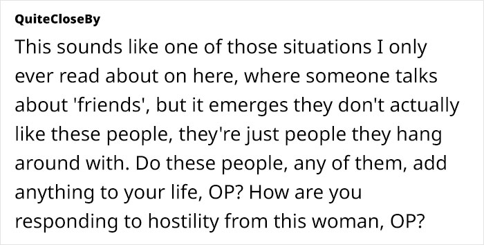50YO Feels Like She's Being Bullied Out Of Leaving Friend Group By "Middle-Aged Mean Girls" 50YO Feels Like She's Being Bullied Out Of Leaving Friend Group By "Middle-Aged Mean Girls"