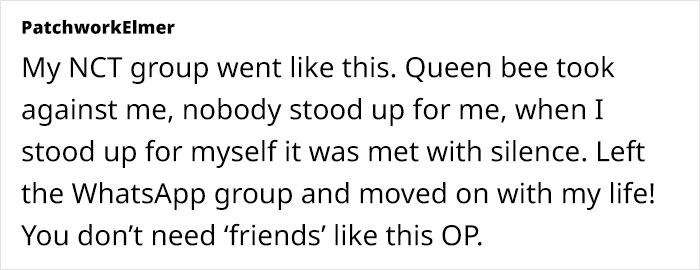 50YO Feels Like She's Being Bullied Out Of Leaving Friend Group By "Middle-Aged Mean Girls" 50YO Feels Like She's Being Bullied Out Of Leaving Friend Group By "Middle-Aged Mean Girls"