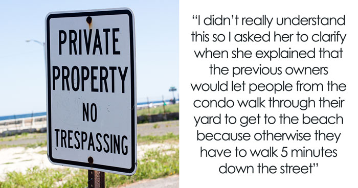 Couple Buys Beachfront Paradise, Neighbors Treat It Like A Public Park, Mad When The Fence Comes Up