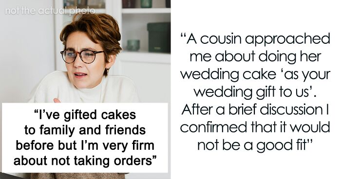 Hobby Baker Offers To Pay $250 Towards Cousin’s Wedding Cake As A Gift, Drama Ensues