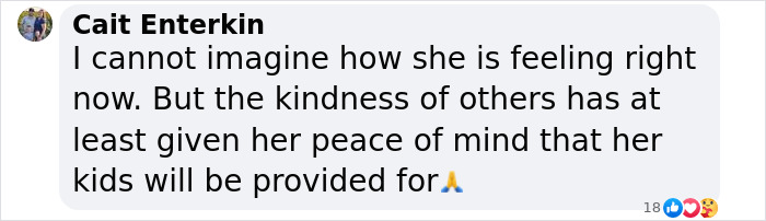Comment supporting single mom's fundraising efforts for her funeral after terminal diagnosis. Comment supporting single mom's fundraising efforts for her funeral after terminal diagnosis.