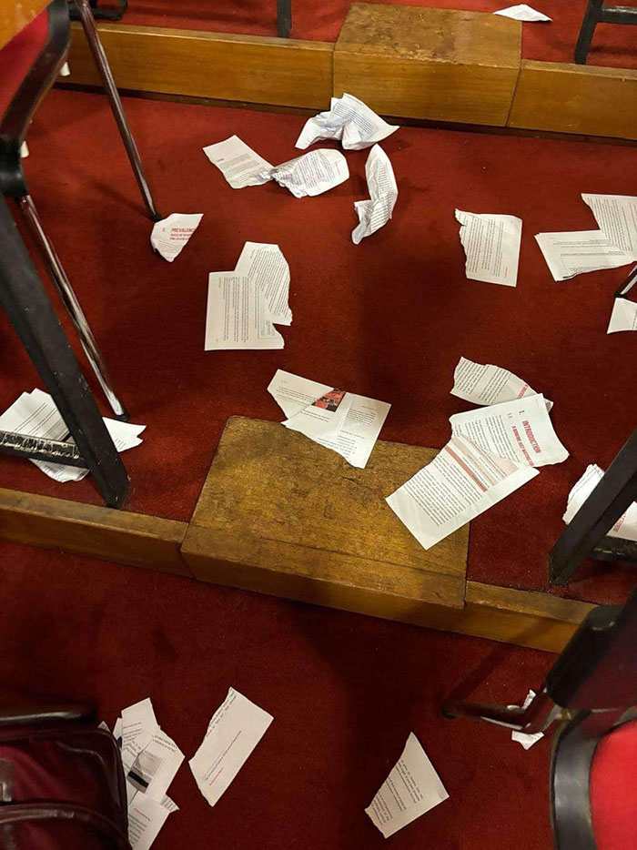 “Awful Awful Behavior”: Public Outrage Erupts Over Students Destroying Assault Report “Awful Awful Behavior”: Public Outrage Erupts Over Students Destroying Assault Report