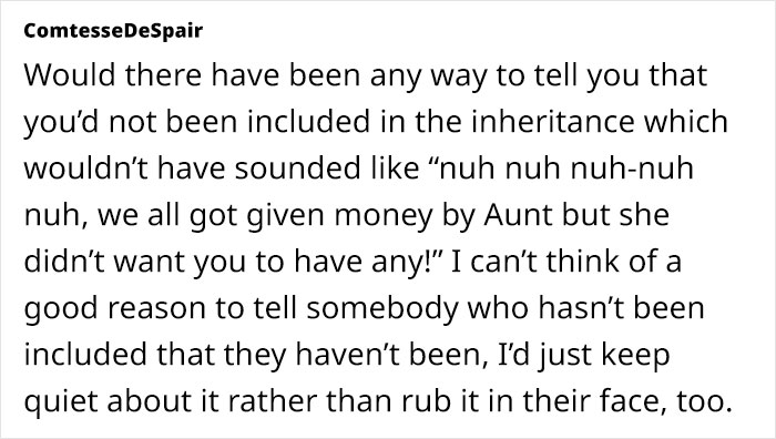 Mom And Brother Leave Woman Out Of Secret Family Inheritance, She’s Gobsmacked Mom And Brother Leave Woman Out Of Secret Family Inheritance, She’s Gobsmacked