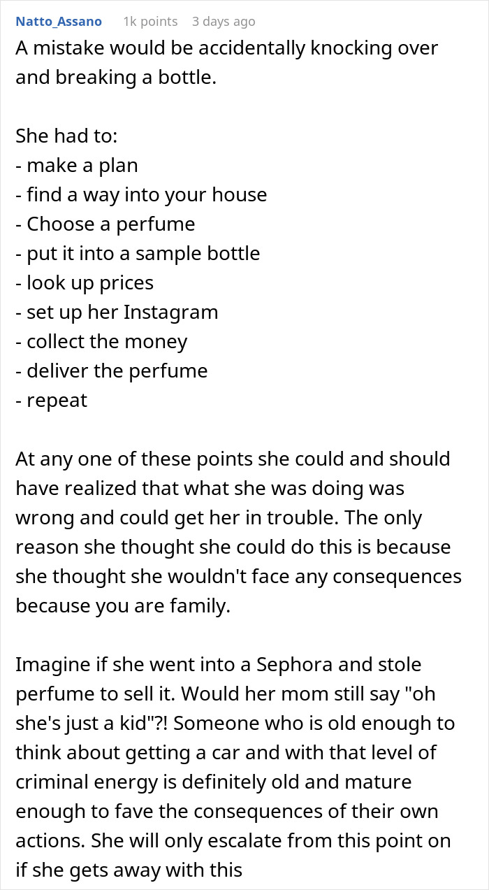Teenager Steals Aunt’s Expensive Perfumes To Resell Them, Exposes Herself On Instagram Teenager Steals Aunt’s Expensive Perfumes To Resell Them, Exposes Herself On Instagram