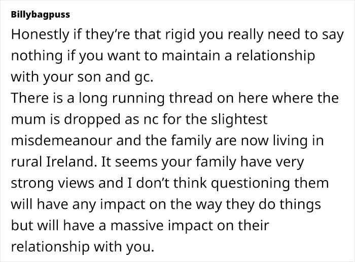 Son And DIL's Parenting Seems Too "Extreme" To Grandma, Who Wonders Whether To Speak Up Son And DIL's Parenting Seems Too "Extreme" To Grandma, Who Wonders Whether To Speak Up