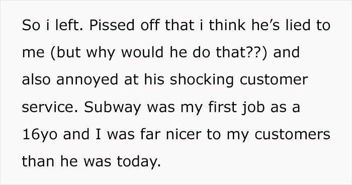Person Thinks Sandwich Artist Was Gaslighting Them By Making App Order When They Came For Pickup Person Thinks Sandwich Artist Was Gaslighting Them By Making App Order When They Came For Pickup