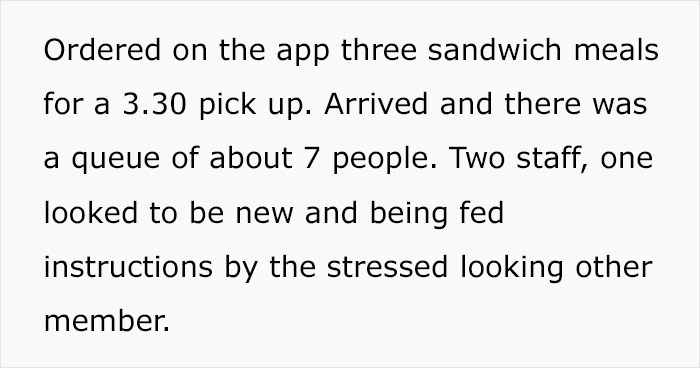 Person Thinks Sandwich Artist Was Gaslighting Them By Making App Order When They Came For Pickup Person Thinks Sandwich Artist Was Gaslighting Them By Making App Order When They Came For Pickup
