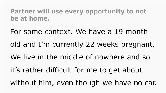 Woman Is Sick Of Husband Constantly Leaving Her And Kid At Home, He Loses It When Confronted Woman Is Sick Of Husband Constantly Leaving Her And Kid At Home, He Loses It When Confronted