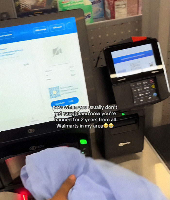 Woman Caught By Walmart’s “Missed Scan Detection” AI Tech, Banned From Stores For 2 Year Woman Caught By Walmart’s “Missed Scan Detection” AI Tech, Banned From Stores For 2 Year