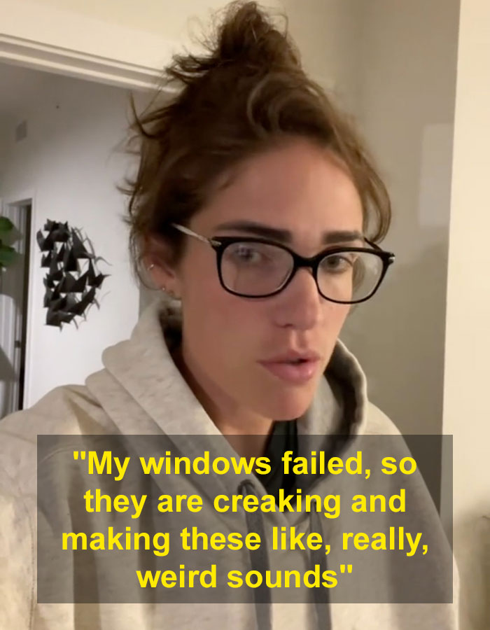 Woman Camps Out In Hallway As Hurricane Milton Seeps Through High-Rise Apartment Windows Woman Camps Out In Hallway As Hurricane Milton Seeps Through High-Rise Apartment Windows